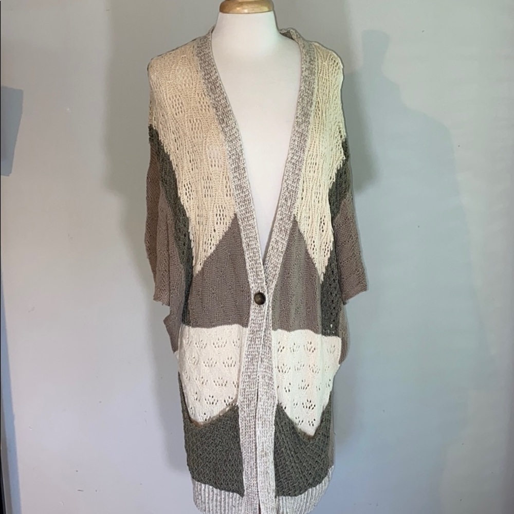 Anthropologie Moth oversized knit cardigan…